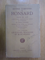 Ronsard - Oeuvres completes (volumul 5)