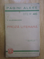 Anticariat: Vasile Alecsandri - Proza literara