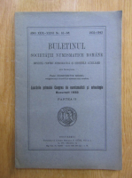 Buletinul Societatii Numismatice Romane, anii XXIX-XXXVI, nr. 83-90, 1935-1942