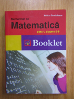 Anticariat: Felicia Sandulescu - Memorator de matematica pentru clasele 5-8