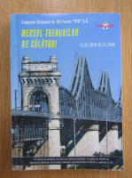 Mersul trenurilor de calatori 2015-2016