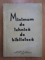 Minimum de tehnica de biblioteca