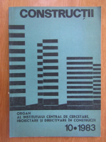 Revista Constructii, nr. 10, octombrie 1983