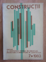 Revista Constructii, nr. 7, iulie 1983