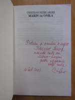 Anticariat: Cristeian Petre Arges - Marin cu Onila (cu autograful autorului)