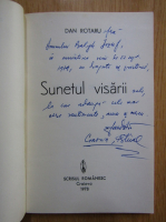 Dan Rotaru - Sunetul visarii (cu autograful autorului)