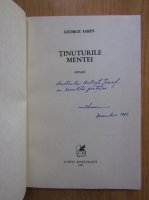 George Iarin - Tinuturile mentei (cu autograful autorului)