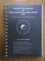 Hallym Calehr - Instruction Manual of Basic Emotional Structuring Test