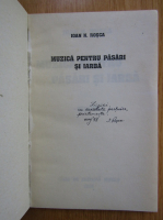 Ioan N. Rosca - Muzica pentru pasari si iarba (cu autograful autorului)