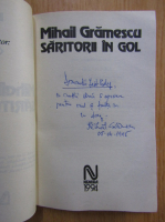 Mihail Gramescu - Saritorii in gol (cu autograful autorului)
