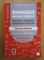 Petre Simion - Matematica. Clasa a IX-a