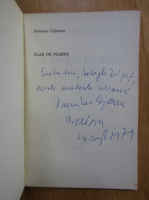 Romulus Cojocaru - Clar de pamant (cu autograful autorului)