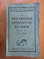 Anticariat: A. Manoil - La psychologie experimentale en Italie