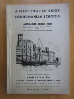 Alexander Emery Kish - A First English Book for Rumanian Schools