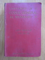 Anticariat: Constantin Hamangiu - Codul General al Romaniei (volumul 3-4)