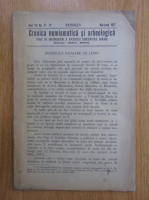 Cronica numismatica si arheologica, anul VII, nr. 71-72, mai-iunie 1927