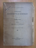 Ioan Bianu - Catalogul manuscriptelor romanesti (volumul 3)