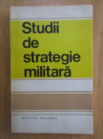 Nicolae Eftimescu - Studii de strategie militara
