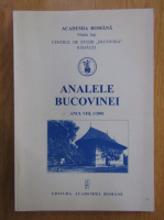 Analele Bucovinei, anul VIII, nr. 1, 2001