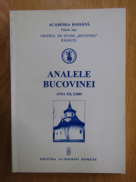 Analele Bucovinei, anul XII, nr. 2, 2005
