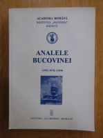 Analele Bucovinei, anul XVII, nr. 1, 2010