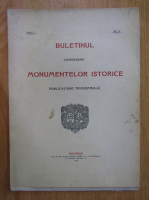 Buletinul Comisiunii Monumentelor Istorice, anul I, nr. 3, iulie-septembrie 1908