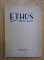 Anticariat: Ethos. Revista de teorie a culturii, anul I, nr. 4, 1944