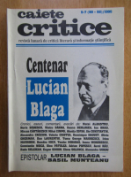Revista Caiete critice, nr. 5-7 (90-92), 1995