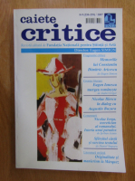 Revista Caiete critice, nr. 8-9, 2007