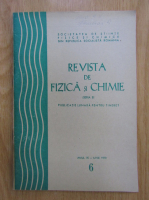 Revista de fizica si chimie, anul IX, nr. 6, iunie 1972