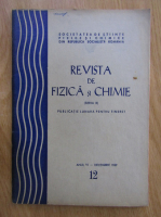 Revista de fizica si chimie. Seria B, anul VI, nr. 12, decembrie 1969
