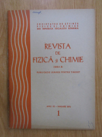 Revista de fizica si chimie. Seria B, anul VII, nr. 1, ianuarie 1970