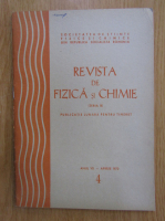 Revista de fizica si chimie. Seria B, anul VII, nr. 4, aprilie 1970