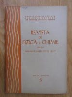 Revista de fizica si chimie. Seria B, anul VII, nr. 8, august, 1970