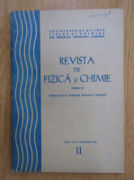 Revista de fizica si chimie. Seria B, anul VIII, nr. 11, noiembrie 1971