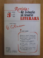 Revista de istorie si teorie literara, anul XXXI, nr. 3, iulie-septembrie 1983