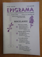 Revista Epigrame, anul XVI, nr. 43, martie 2008
