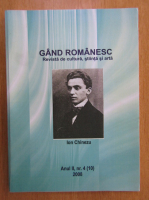 Anticariat: Revista Gand romanesc, anul II, nr. 4 (10), 2008