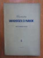 Anticariat: Revista Universitatii C. I. Parhon, nr. 4, 1955