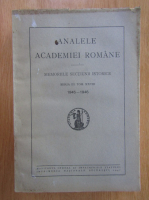 Analele Academiei Romane, seria III, volumul 28, 1945-1946