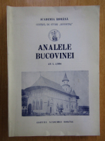 Analele Bucovinei, anul I, nr. 2, 1994