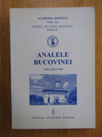 Analele Bucovinei, anul XIV, nr. 2, 2007