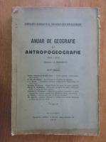 Anuar de geografie si antropogeorafie, 1914-1915