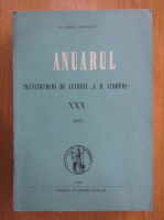 Anuarul Institutului de istorie A. D. Xenopol, XXX, 1993