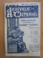 Anticariat: Arhivele Olteniei, anul II, nr. 9, septembrie-octombrie 1923