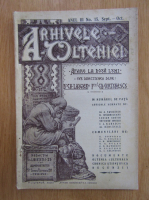 Arhivele Olteniei, anul III, nr. 15, septembrie-octombrie 1924