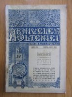 Anticariat: Arhivele Olteniei, anul VI, nr. 34, noiembrie-decembrie 1927