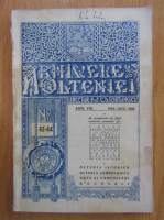 Anticariat: Arhivele Olteniei, anul, VIII, nr. 43-44, mai-august 1929