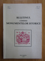 Anticariat: Buletinul comisiei monumentelor istorice, anul I, nr. 1-2, 1990