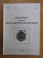 Anticariat: Buletinul comisiei monumentelor istorice, anul II, nr. 1, 1991